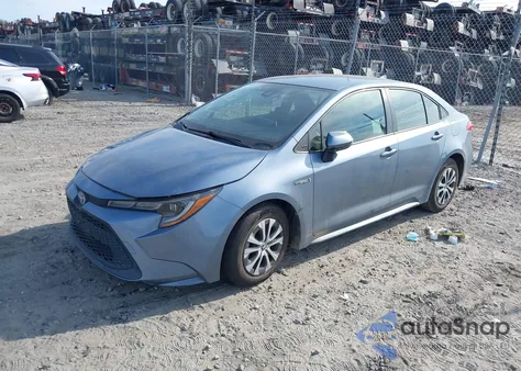 2021 Toyota Corolla Hybrid Le из США, поврежденный, VIN JTDEAMDEXMJ009482